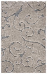 Safavieh Florida Shag 3'-3" x 5'-3" Rug in Grey / Light Blue