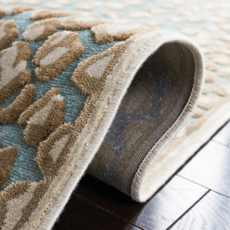 Safavieh Paradise 4'-0" x 5'-7" Rug in Stone / Aqua