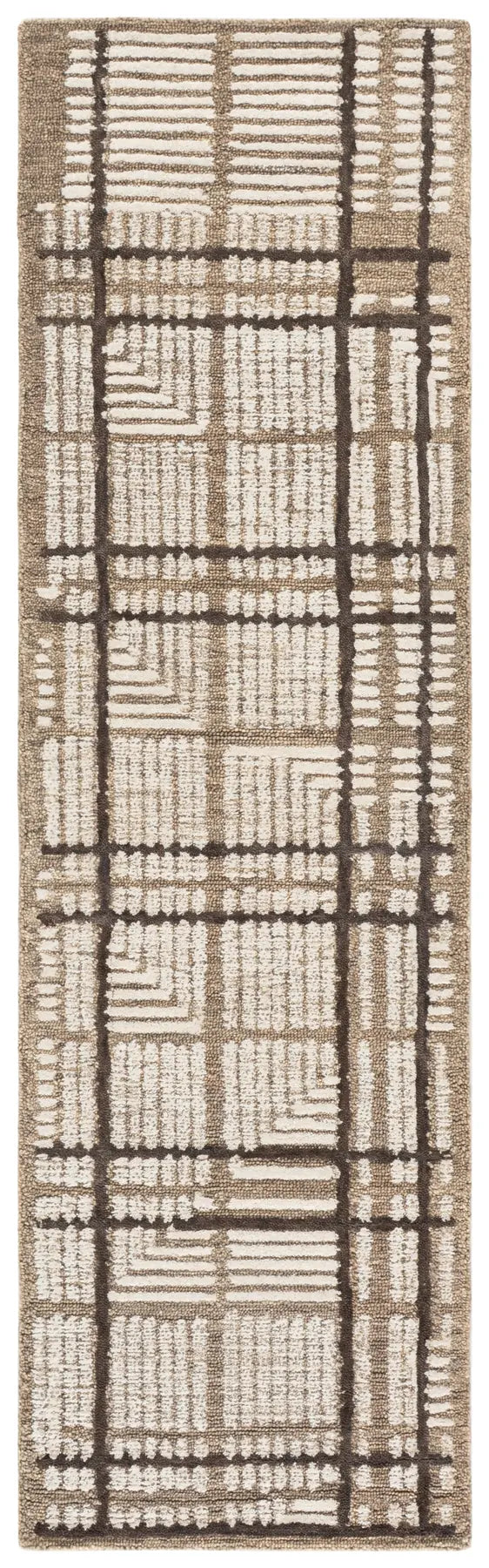 Safavieh Harvest 2'-3" x 8'-0" Rug in Brown / Ivory