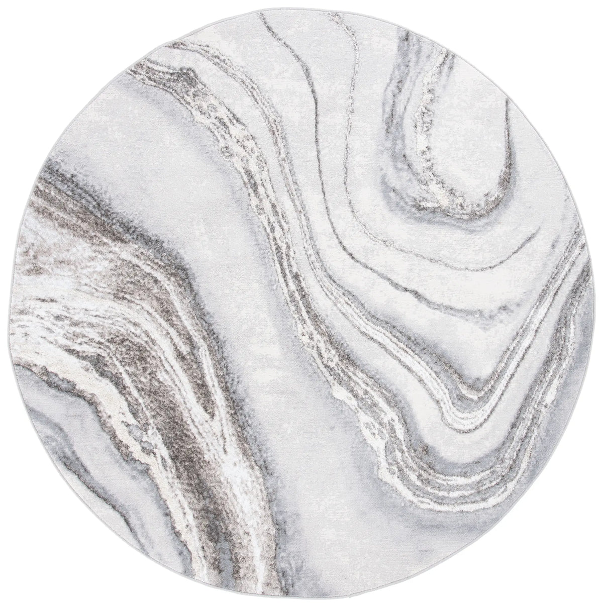 Safavieh Orchard 5'-0" x 5'-0" Rug in Grey / Ivory