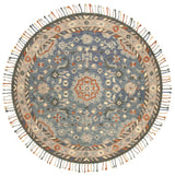 Safavieh Aspen 7'-0" x 7'-0" Rug in Blue / Rust