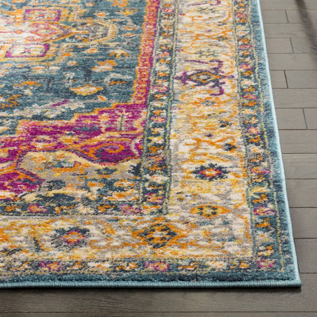 Safavieh Madison 200 4'-0" x 6'-0" Rug in Blue / Multi