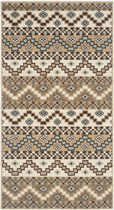 Safavieh Veranda 2'-7" x 5'-0" Rug in Creme / Brown