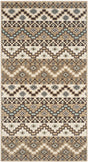 Safavieh Veranda 2'-7" x 5'-0" Rug in Creme / Brown