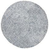 Safavieh Abstract 6'-0" x 6'-0" Rug in Blue / Ivory