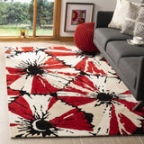 Safavieh Soho 3'-6" x 5'-6" Rug in Black / Red