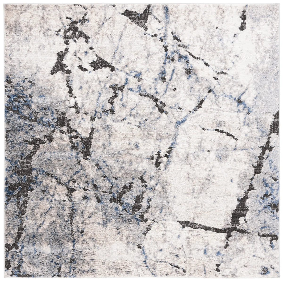 Safavieh Petra 6'-7" x 6'-7" Rug in Ivory / Light Grey