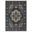 Oriental Weavers Sphinx ELIANA ELI09 Blue Medallion Rugs - main flat