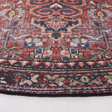 Safavieh Tucson 6'-0" x 6'-0" Rug in Red / Blue