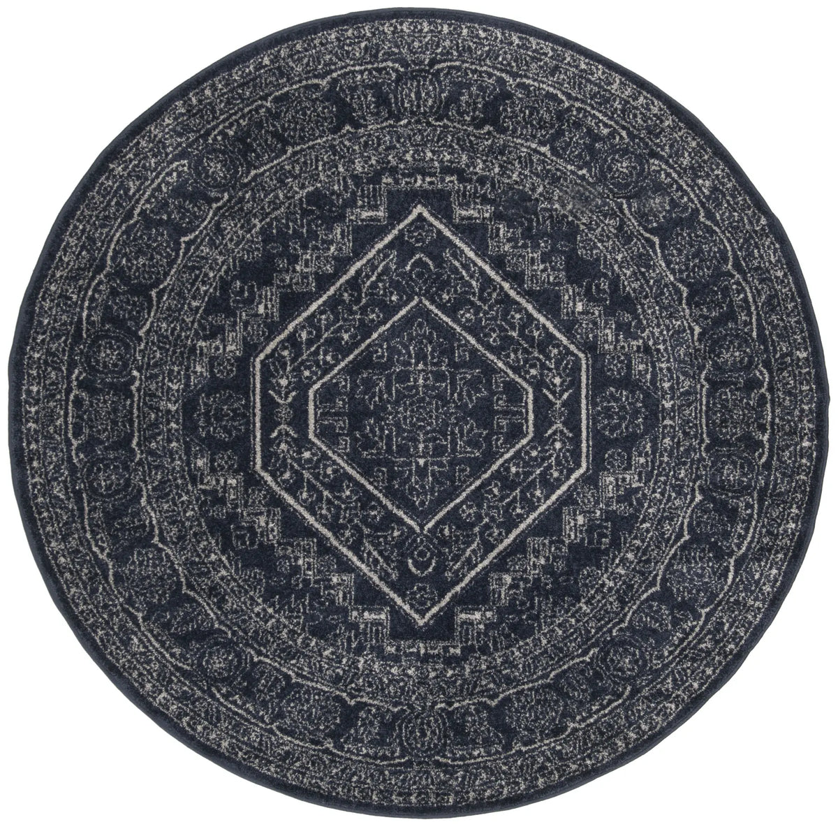 Safavieh Adirondack 6'-0" x 6'-0" Rug in Navy / Ivory