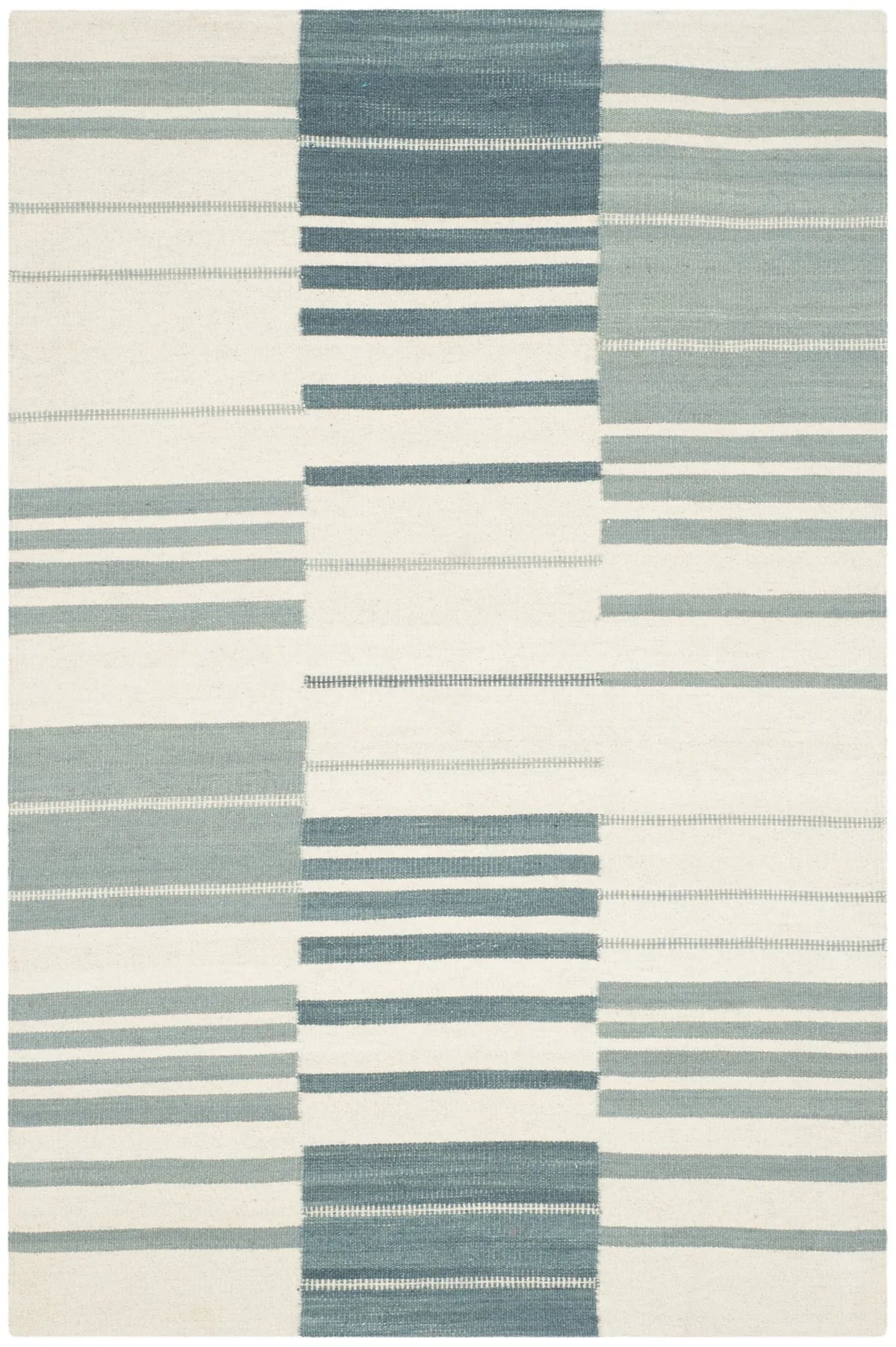 Safavieh Kilim 4'-0" x 6'-0" Rug in Blue / Ivory