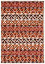 Safavieh Veranda 4'-0" x 5'-7" Rug in Rust / Red