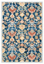 Safavieh Metro 4'-0" x 6'-0" Rug in Blue / Orange