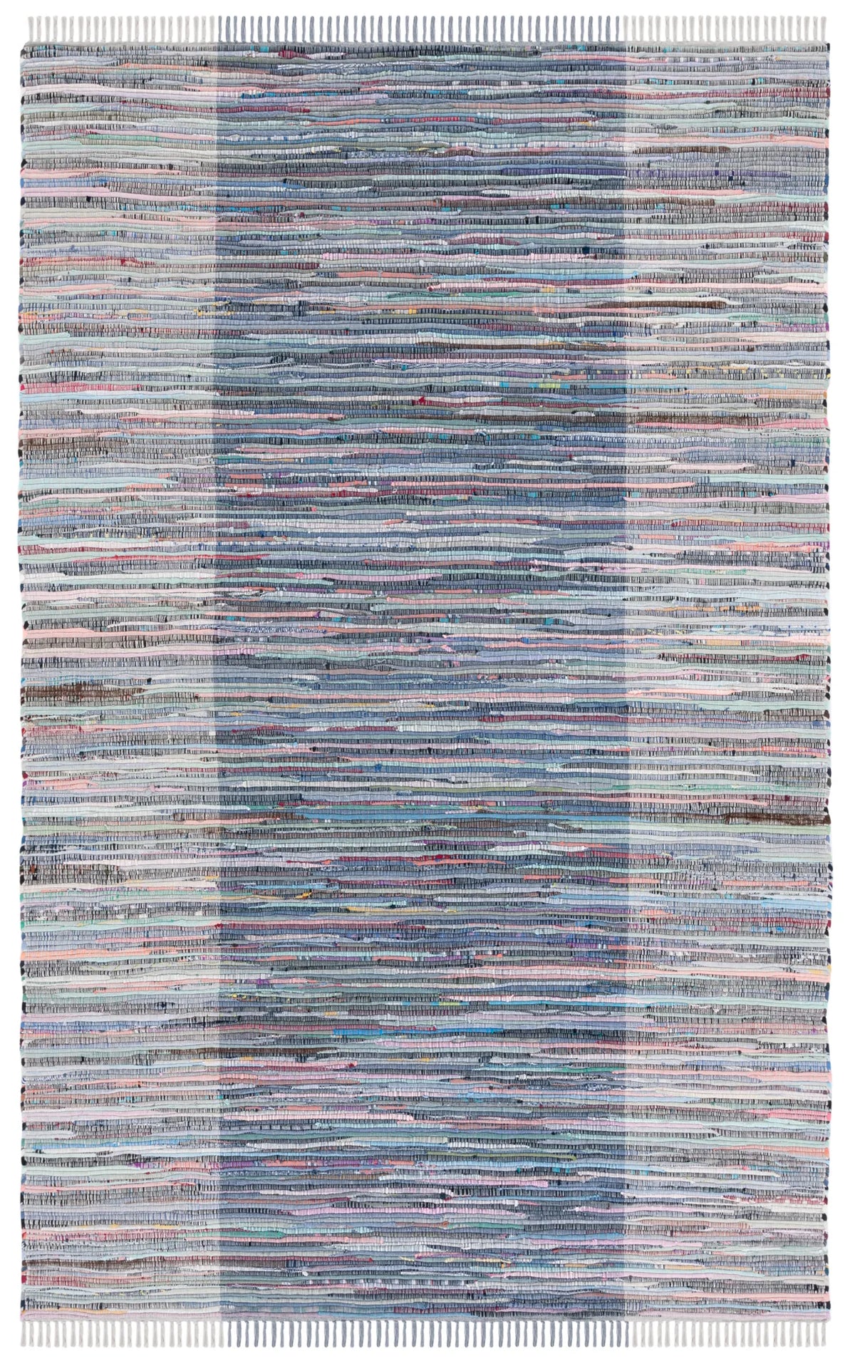 Safavieh Rag Rug 4'-0" x 6'-0" Rug in Purple / Blue