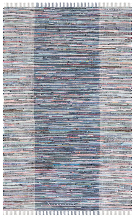 Safavieh Rag Rug 4'-0" x 6'-0" Rug in Purple / Blue