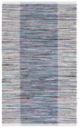 Safavieh Rag Rug 4'-0" x 6'-0" Rug in Purple / Blue