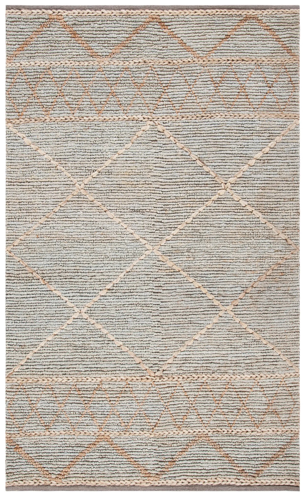Safavieh Kilim 4'-0" x 6'-0" Rug in Silver / Natural
