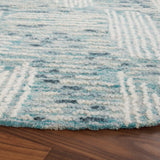 Safavieh Abstract 6'-0" x 6'-0" Rug in Blue / Ivory
