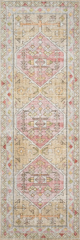 Loloi Skye Sky-04 Gold/Blush Rugs - runner flat