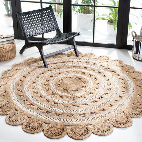 Safavieh Natural Fiber 10'-0" x 10'-0" Rug in Ivory / Natural