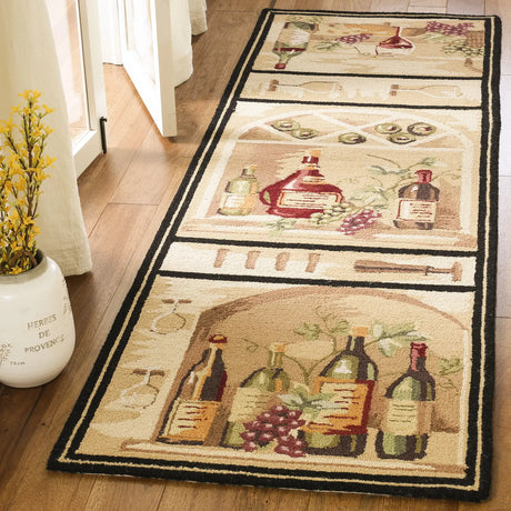 Safavieh Chelsea 2'-6" x 12'-0" Rug in Gold / Multi