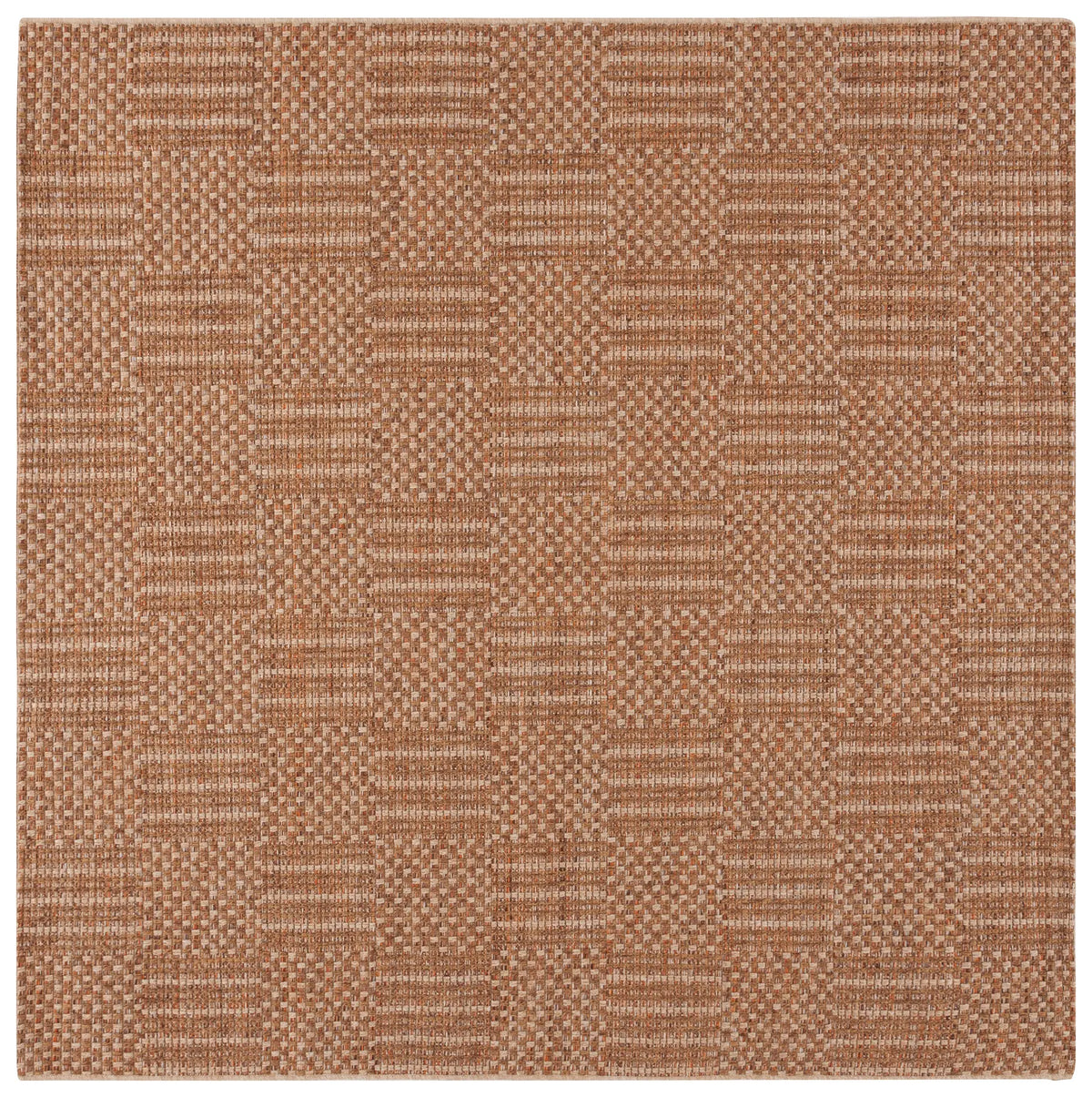 Safavieh Sisal All-Weather 6'-7" x 6'-7" Rug in Natural / Brown