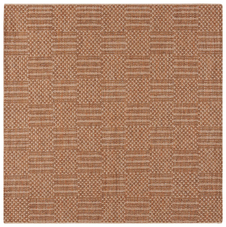 Safavieh Sisal All-Weather 6'-7" x 6'-7" Rug in Natural / Brown