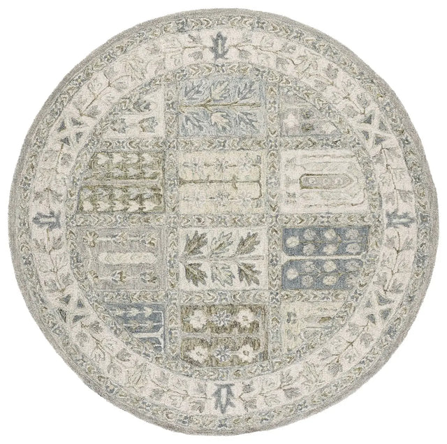 Safavieh Metro 6'-0" x 6'-0" Rug in Grey / Beige
