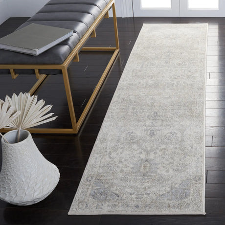 Safavieh Brentwood 2'-0" x 8'-0" Rug in Ivory / Grey