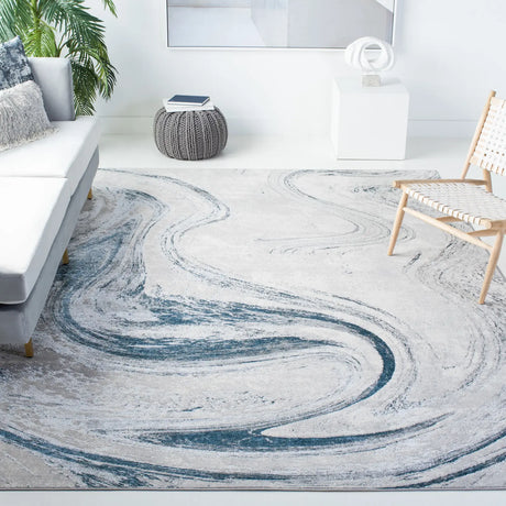 Safavieh Orchard 8'-0" x 10'-0" Rug in Grey / Blue