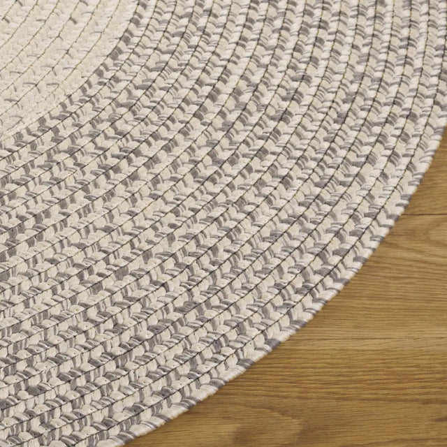 Safavieh Braided 5'-0" x 8'-0" Rug in Ivory / Grey