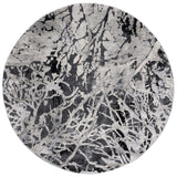 Safavieh Jasper 100 6'-7" x 6'-7" Rug in Black / Ivory