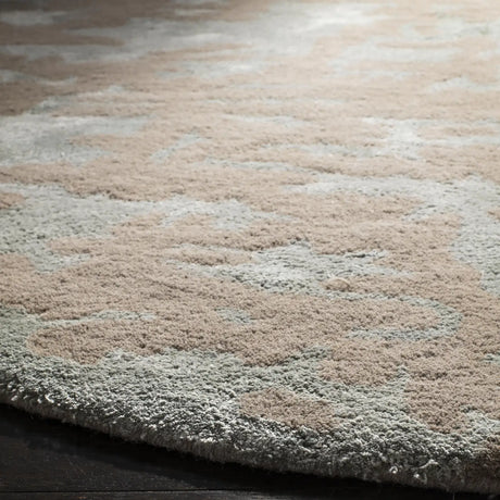 Safavieh Soho 6'-0" x 6'-0" Rug in Taupe / Light Blue