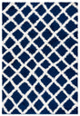 Safavieh Sgd-Dallas Shag 4'-0" x 6'-0" Rug in Navy / Ivory