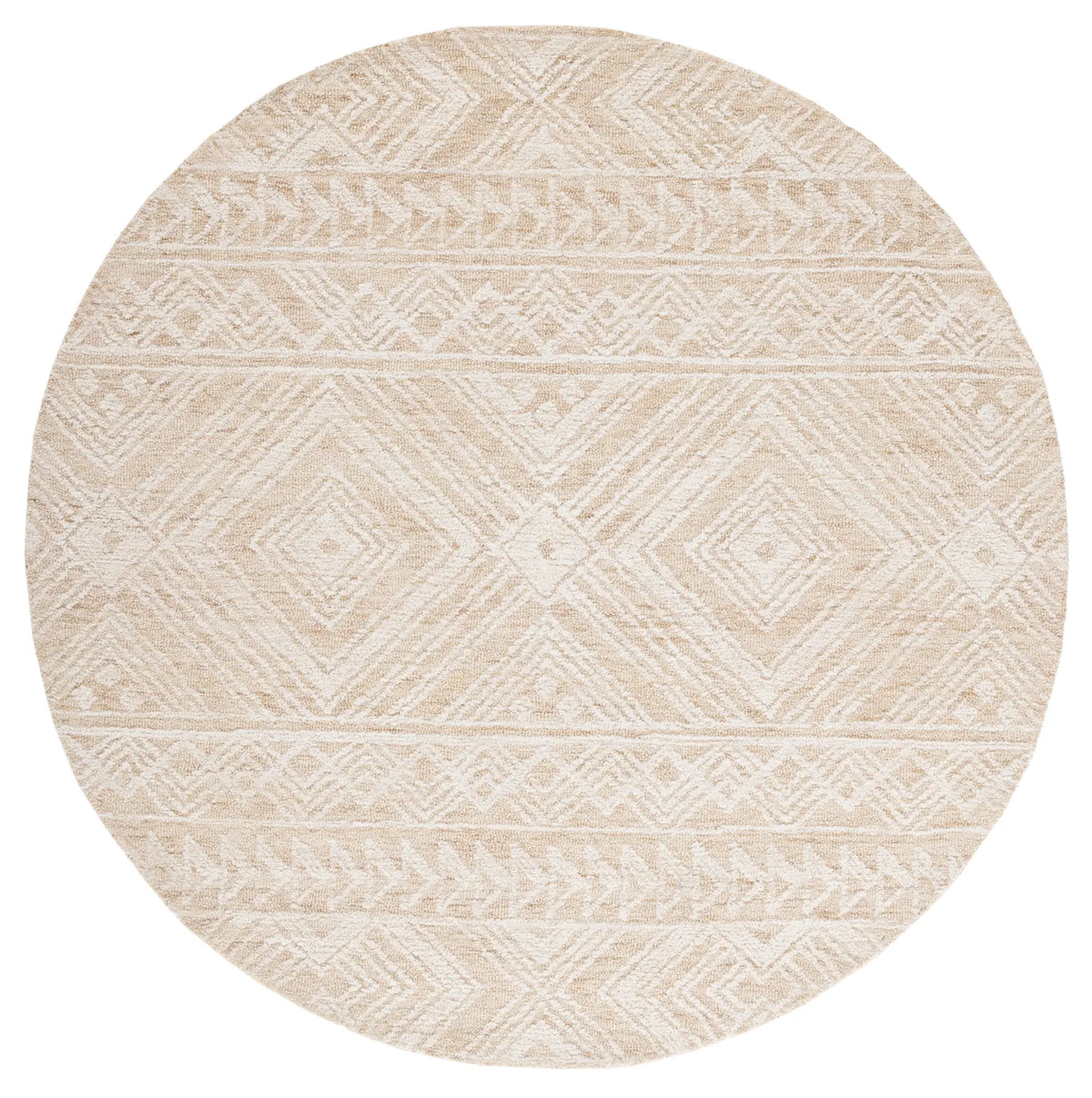 Safavieh Metro 6'-0" x 6'-0" Rug in Gold / Ivory
