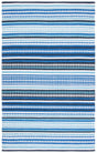 Safavieh Montauk 4'-0" x 6'-0" Rug in Blue / Ivory