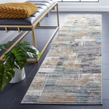 Safavieh Bel Air 2'-3" x 9'-0" Rug in Dark Grey / Gold