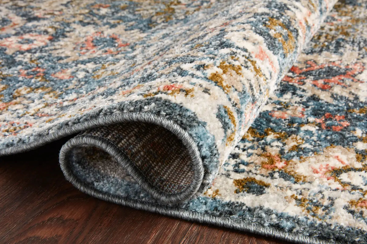 Loloi Saban Sab-04 Blue/Sand Rugs - pile height
