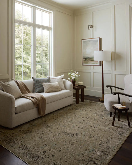 Loloi Briar BRR-02 Olive / Stone Rug - room scene 3