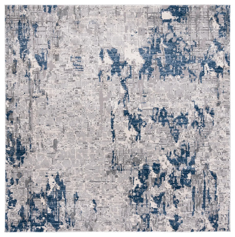 Safavieh Meadow 100 6'-7" x 6'-7" Rug in Grey / Blue