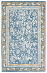 Safavieh Antiquity 4'-0" x 6'-0" Rug in Blue / Ivory