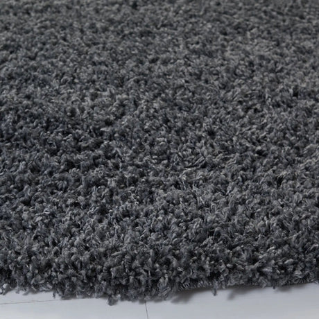 Safavieh Venus Shag 500 6'-7" x 6'-7" Rug in Dark Grey