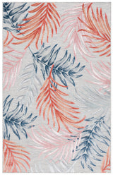 Safavieh Cabana 4'-0" x 6'-0" Rug in Grey / Rust