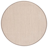 Safavieh Natural Fiber 6'-0" x 6'-0" Rug in Marble / Khaki Grey