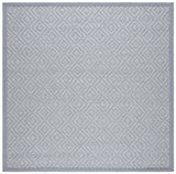 Safavieh Natural Fiber 6'-0" x 6'-0" Rug in Light Grey / Grey