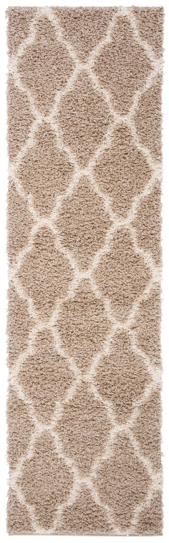 Safavieh Sgd-Dallas Shag 2'-3" x 10'-0" Rug in Beige / Ivory