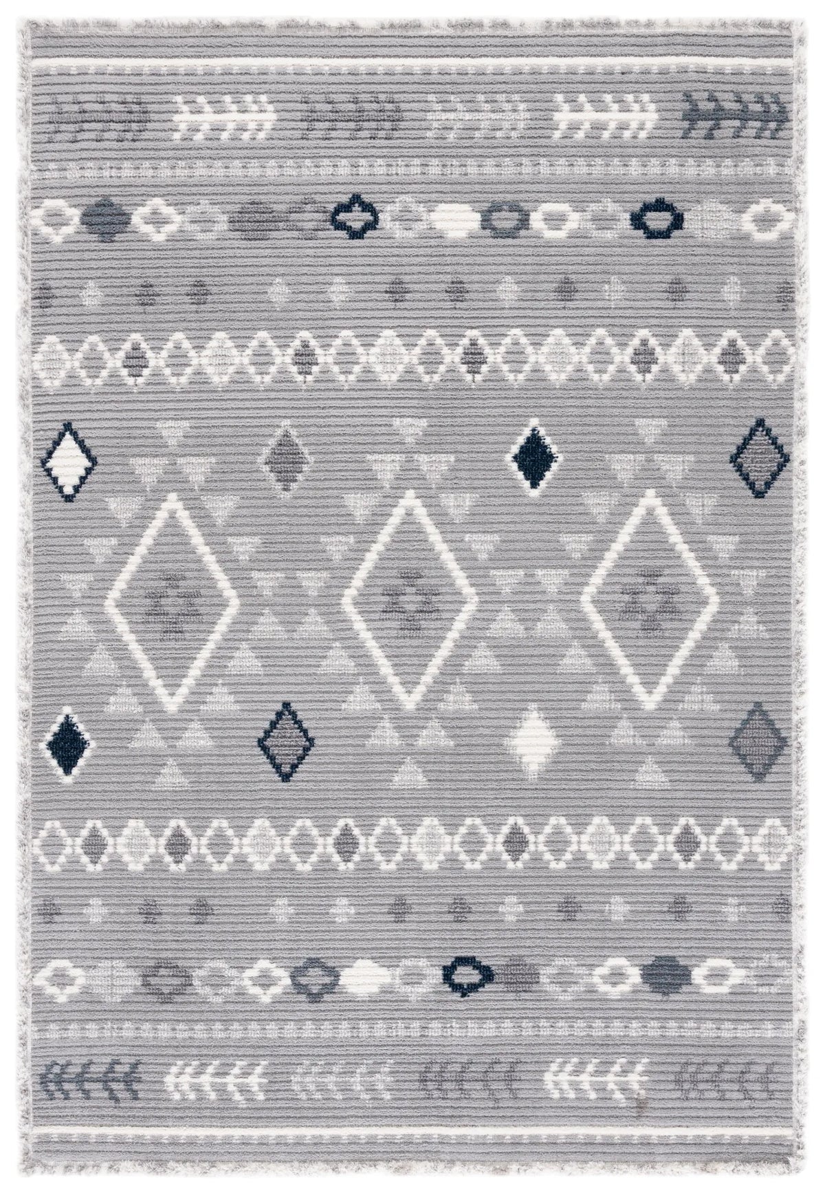 Safavieh Marrakesh 4'-0" x 6'-0" Rug in Grey / Light Grey