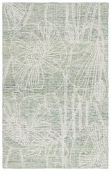 Safavieh Metro 4'-0" x 6'-0" Rug in Green / Ivory