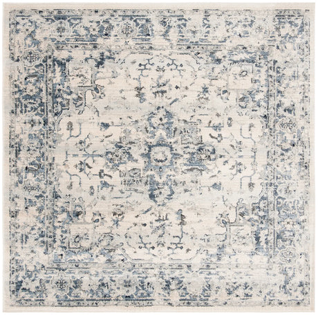 Safavieh Charleston 6'-7" x 6'-7" Rug in Ivory / Navy