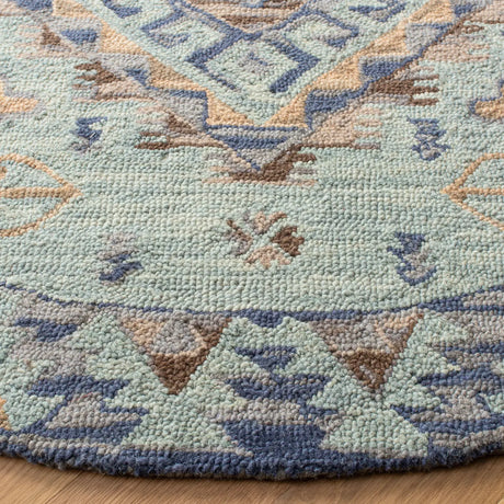 Safavieh Aspen 5'-0" x 5'-0" Rug in Blue / Beige